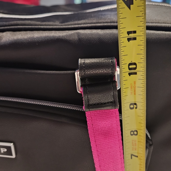 SJP by Sarah Jessica Parker Black Travel Bag with Pink Accents - Picture 6 of 6